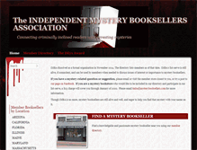 Tablet Screenshot of mysterybooksellers.com